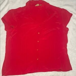 Caslon Bold Red Blouse